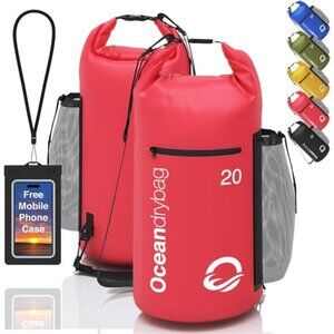 Waterproof Dry Bag Backpack - Floating Dry Sack Portable for Kayaking, Beach